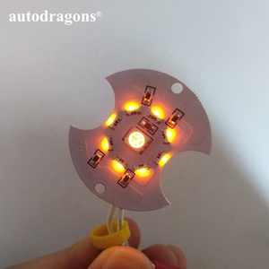 Anti parpadeo AC 6.3V 194 T10 # 555 Ba9s # 44 Discos LED Ajustables de Doble Cara, Blanco Frío y Ámbar, 13 LED, para Pinball JET/POP BUMPER - Product Image 3
