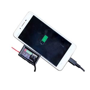 Indikator Kapasitas Baterai Asam Timbal LED Tampilan Tegangan Daya Mobil 12V Pengukur Tegangan Pengisi Daya USB Ganda 5V 2A Untuk Daya Ponsel - Product Image 4