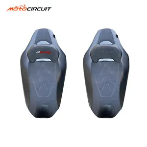 For Yamaha AEROX V2 Motorbike Double Driver Passenger Artificial Leather Seat Black Comfortable Motorcycle Accessories Seat