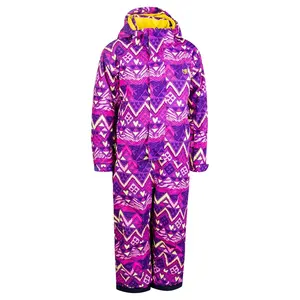 <span class=keywords><strong>Ropa</strong></span> de esquí personalizada para niños Traje de esquí impermeable Traje de nieve de una pieza <span class=keywords><strong>Ropa</strong></span> de invierno para niños - Product Image 1