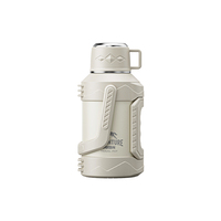 Venta al por mayor OEM: Termo profesional de acero inoxidable sin BPA con asa, aislamiento al vacío, para bebidas frías y calientes, a prueba de fugas, ideal para oficina, coche y uso exterior.