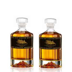 Venta al por mayor 250ml 500ml 1000ml Vacío Vodka Whisky <span class=keywords><strong>Gin</strong></span> Tequila Brandy Ron Botellas de vidrio - Product Image 4