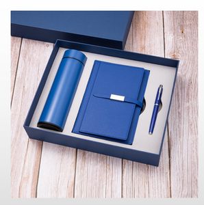 豪华A5笔记本礼品套装多色精装PU商务日记本笔保温杯诱人礼品盒促销礼品 - Product Image 3