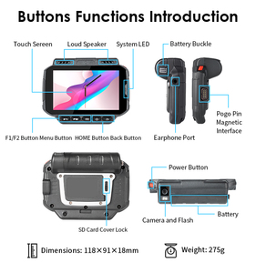 Lecteur de codes-barres portable sans fil WT04, écran plein écran, <span class=keywords><strong>smartphone</strong></span> Android 14 pour entrepôts, logistique, stock - Product Image 5