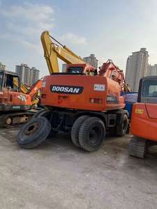 Excavadora de Ruedas Usada Doosan DH150 150W-7 de 15 Toneladas, Corea del Sur, con Motor, Bomba y Cucharón de 1.38m, Potencia de 75KW - Product Image 5
