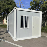 Maison mobile préfabriquée à assemblage rapide, maison de vacances modulaire, chambre d'hôtes portable, construction de cabane à ossature métallique