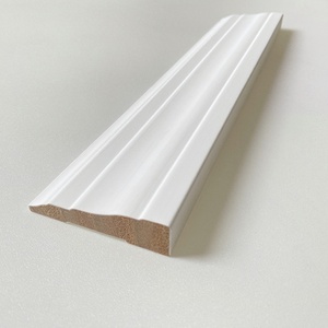 Rodapié de pino blanco imprimado de fábrica, superficie lisa, longitud personalizada para molduras de pared, venta al por mayor directa de fábrica - Product Image 4