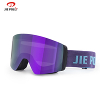 Lunettes de ski OTG personnalisées avec logo OEM, verres magnétiques de luxe pour l'extérieur, photochromiques, pour snowboard,