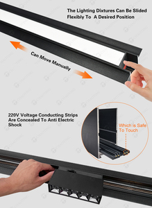 Cao-Hiệu Suất Màu Sắc Thay Đổi <span class=keywords><strong>LED</strong></span> Theo Dõi Ánh Sáng Với Từ Theo Dõi - Product Image 5