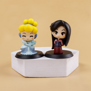 Serie <span class=keywords><strong>de</strong></span> Pequeñas Princesas: Adorables Figuras <span class=keywords><strong>de</strong></span> Princesas para una Decoración Encantadora y Coleccionables Preciados en Forma Miniatura. - Product Image 5