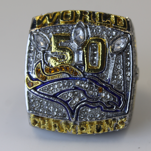 Bague commémorative en alliage pour homme, championnat des Denver Broncos 2015, mettant en scène la victoire <span class=keywords><strong>de</strong></span> la ligue <span class=keywords><strong>de</strong></span> football américain - Product Image 4