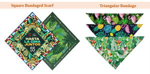 Customizable Bandaged <strong>Scarf</strong> Digital Print One-sided Printing and Double-sided Printing Cotton <strong>Scarf</strong> Promotion Gift <strong>Scarf</strong> - Product Image 2