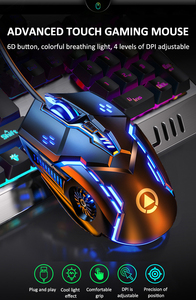 Ensemble de Jeu pour PC de Bureau Filaire Lovingcool 2025 avec <span class=keywords><strong>Clavier</strong></span> Lumineux RGB, <span class=keywords><strong>Souris</strong></span> et <span class=keywords><strong>Casque</strong></span>, 104 Touches - Product Image 4