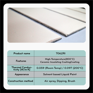 Recubrimiento cerámico no combustible 800C Recubrimiento ignífugo resistente al calor para componentes aeroespaciales - Product Image 3