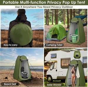 Kit de Inodoro Portátil para Camping, Carpa de Privacidad Plegable, Carpa de Verano, 12 Bolsas de Inodoro, Duchas Lavables para Exteriores, Vestidores - Product Image 3