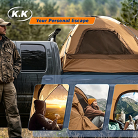 Tente de camion Kawagebo Kamp (KK) imperméable PU3000mm pour 2-3 personnes, tente de couchage pour camionnette, abri de camping portable pour voiture