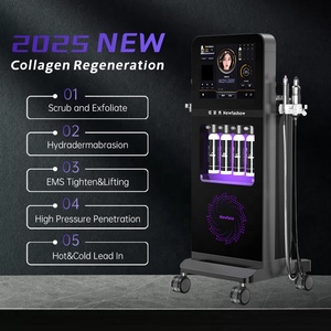 Máy làm đẹp đa chức năng NewFace 2025 chuyên nghiệp, thiết bị thẩm mỹ viện, máy thủy phi kim, máy phun oxy, máy chăm sóc da mặt Hydra Beauty - Product Image 3