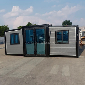 Maison conteneur duplex, villa préfabriquée, maison préfabriquée de luxe avec 3 chambres à coucher, 40 pieds avec cuisine - Product Image 4