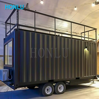 Maison conteneur à deux étages de 20 pieds et 40 pieds et remorque alimentaire mobile Maison conteneur préfabriquée 3 chambres 2 salles de bain