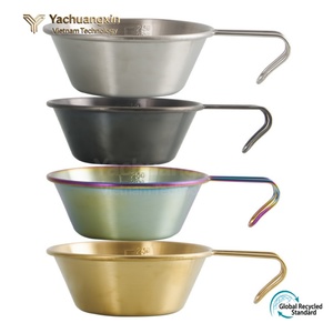 Stainless Steel Camping Bowl <b>Set</b> 250ml 4-Pack Outdoor Cookware for Cooking and Travel All Seasons - Product Image 4