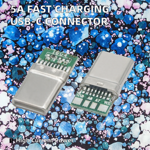 HeXing 스테인리스 스틸 타입 C 24핀 6패드 5A 충전 포트 DSC-0204 - Product Image 2