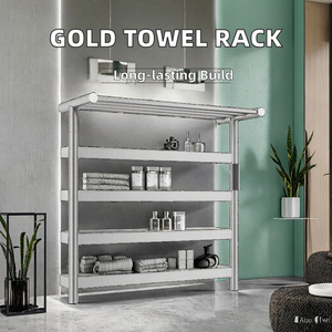 Toallero Eléctrico de Pared Dorado para Baño, Fabricado en China, para Hoteles y Villas - Product Image 2