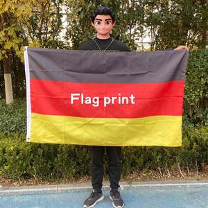 3x5ft ธงประจำชาติเยอรมนีแบบแห้งเร็วผ้าโพลีเอสเตอร์100% ขนาดใหญ่เป็นมิตรกับสิ่งแวดล้อมสำหรับใช้งานกลางแจ้งแบบแขวน - Product Image 3