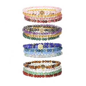 Apportez <span class=keywords><strong>la</strong></span> fortune dans l'amour et le <span class=keywords><strong>bonheur</strong></span> bijoux spirituels femmes guérison Yoga couches arbre <span class=keywords><strong>de</strong></span> vie perles <span class=keywords><strong>de</strong></span> cristal naturel ensemble <span class=keywords><strong>de</strong></span> bracelets - Product Image 2