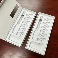 Boîte d'emballage personnalisée pour flacon de peptides avec autocollant, fermeture magnétique recyclable, étiquette holographique brillante, boîte pour flacon de peptides
