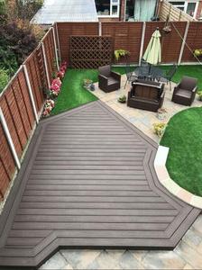 안티 페이딩 저렴한 가격 야외 전통적인 나무 플라스틱 복합 데크 - Product Image 6