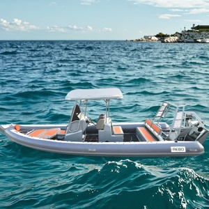 เรือยางหรูหราขนาด 25 ฟุต รุ่น Sport RIB 760 ตัวถังอะลูมิเนียมรูปตัววี พร้อมมอเตอร์ สำหรับเล่นเซิร์ฟในทะเล Orca - Product Image 2