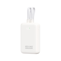 Conception ergonomique, batterie externe 35W PD 10000/20000mAh avec câbles doubles intégrés, écran LED intelligent, OEM LQ13