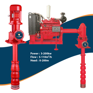 Pompe centrifuge verticale XBD submersible multi-étages à arbre long de 100 CV pour la lutte contre les incendies - Product Image 1