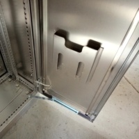 Boîte de distribution d'alimentation modèle BXDS en acier inoxydable avec surface polie et auvent anti-pluie, boîtier industriel IP55