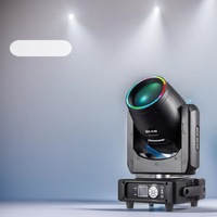 Mini projecteur laser à faisceau 230W 7R, lumière de scène LED pour DJ, discothèque, hôtel, DMX512, 16 canaux, 48 prismes et effet arc-en-ciel