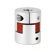 Accouplement à disque en alliage d'aluminium à couple élevé 100 Nm 1000 tr/min Connecteur d'arbre flexible léger pour machines industrielles OEM