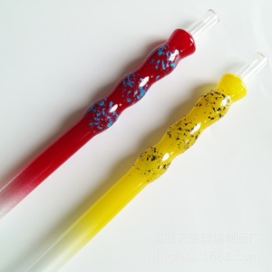 Tianjing Glass <b>Hookah</b> Straw Colored Spray Painted Custom Made For <b>Hookah</b> Accessories - Product Image 2