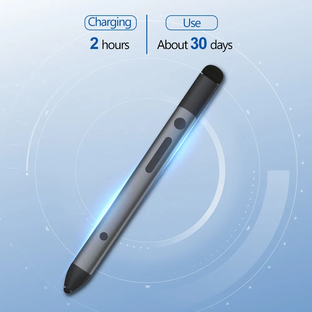 Stylo pointeur laser pointeur électronique PPT télécommande sans fil stylo intelligent rechargeable stylo sans fil