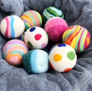 Boules de séchage de laine de qualité 1000 + charges Pure laine organique réutilisable adoucissant naturel parfait réduire le tissu statique et les rides - Product Image 6