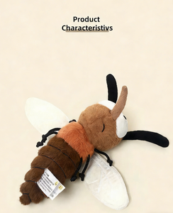 Aangepaste Mosquito Dodum Pluche Speelgoedfiguur met Grote Ogen & Vleugels Zachte Gevulde Pop - Product Image 2