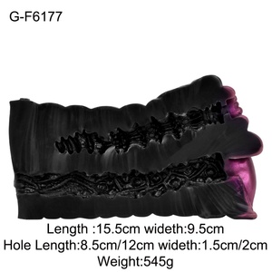 GEEBA Masturbateur masculin en forme de poupée pelucheuse, avec poche vaginale en silicone, vagin artificiel, vagin fantaisie - Product Image 4