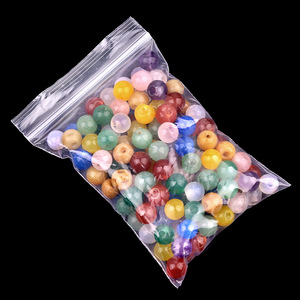 Vente en gros de pierres précieuses naturelles percées de 2.0mm, trou de bord de 10mm, perles rondes en <span class=keywords><strong>pierre</strong></span> pour bricolage, artisanat, accessoires vestimentaires - Product Image 6