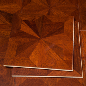 AVANTIMORA - Suelo de Parqué Multicapa de Merbau de Grado AB, Acabado Antirrayaduras, E0 E1 CE, 15 mm, para Instalaciones de Ocio - Product Image 1