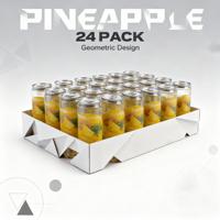 Boisson gazeuse sans sucre Summer Cool Elisha/Étiquette privée, saveur ananas délicieuse, faible en calories, 350 ml, canette PET avec couvercle en aluminium