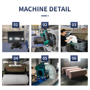 Machines à <span class=keywords><strong>carder</strong></span> <span class=keywords><strong>la</strong></span> <span class=keywords><strong>laine</strong></span> automatisées à grande vitesse avec ouvre-fibres et cardoirs intégrés - Product Image 6