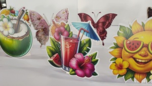 Hình dạng tùy chỉnh PVC Hội Đồng Quản trị bọt strut thẻ đứng truy cập di động thẻ đứng cho hiển thị hình ảnh - Product Image 5