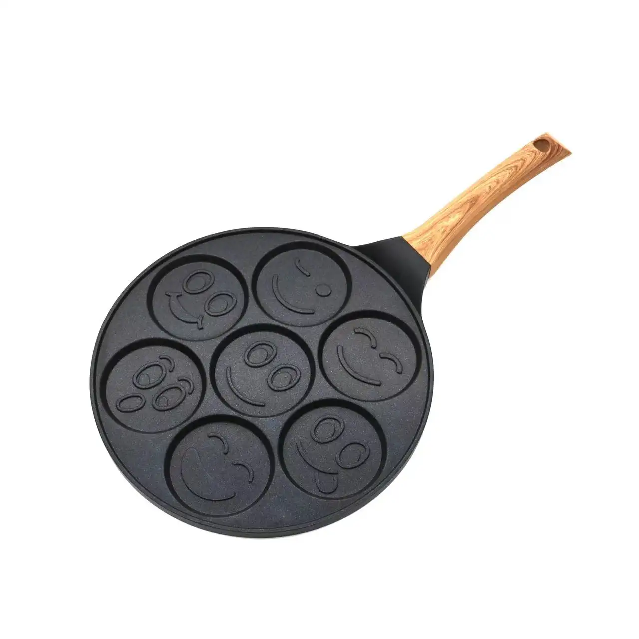 Aluminum alloy non-stick marble stone coating skillet breakfast frying pan with Bakelite handle fried egg fry cooking set