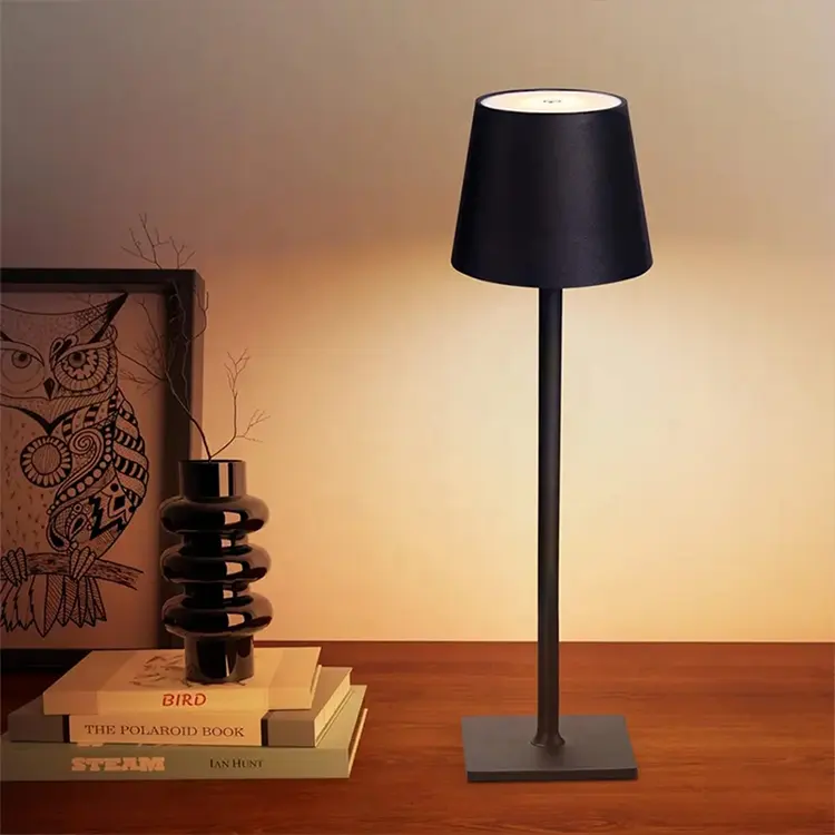Lámpara de mesa moderna de lujo JAIYI, lámpara de uñas con luz Led recargable, escritorio de manicura, lámpara de mesa con Control táctil