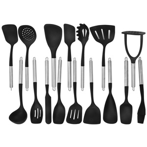 16 Pieces Silicone Cooking Utensils Set Spatula Brush <b>Kitchen</b> Utensil <b>Gadgets</b> <b>Tools</b> Set for Nonstick Cookware - Product Image 1