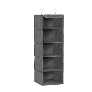 Armario Colgante 2026 con 5 Estantes, Organizador Resistente con 6 Bolsillos para Guardar Suéteres - Product Image 1